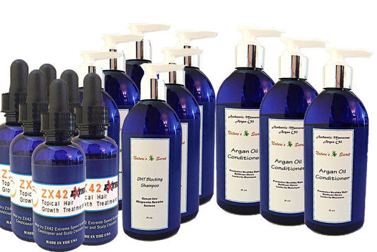 argan oil conditioner, charcoal dht blocking shampoo, hair growth topical.
